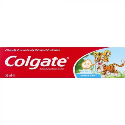 Colgate pasta de dinti copii 50ml Bubble Fruit 2 - 5 ani