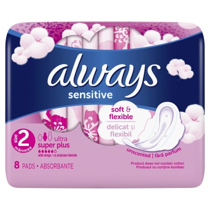 Always absorbante Sensitive Normal marimea 1, 10 bucati