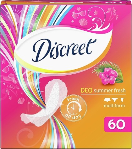 Discreet absorbante zilnice Deo 60 buc Summer Fresh