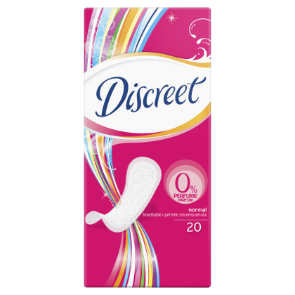 Discreet absorbante zilnice Normal 20 buc Fara parfum