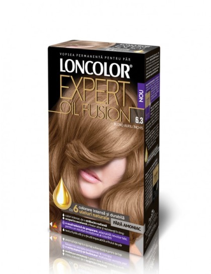 Loncolor vopsea pentru par Expert Oil Fusion 6.3 Blond auriu inchis