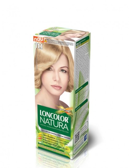 Loncolor vopsea pentru par Natura 11.1 Blond deschis cenusiu