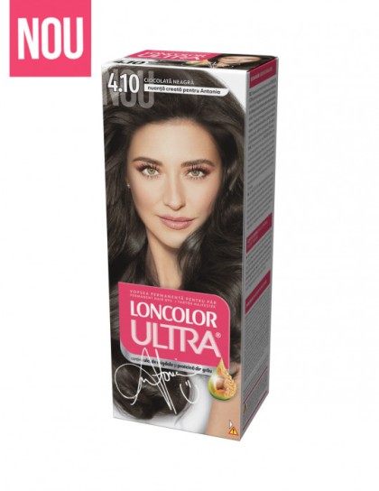 Loncolor vopsea pentru par Ultra 4.10 Ciocolata neagra