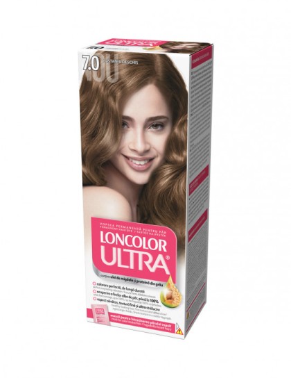 Loncolor vopsea pentru par Ultra 7.0 Castaniu deschis