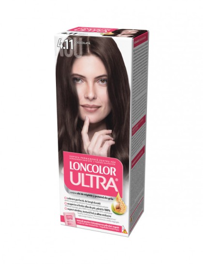 Loncolor vopsea pentru par Ultra 4.11 Ciocolata