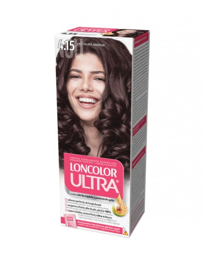 Loncolor vopsea pentru par Ultra 4.15 Ciocolata amaruie