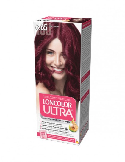 Loncolor vopsea pentru par Ultra 6.65 Rosu coral