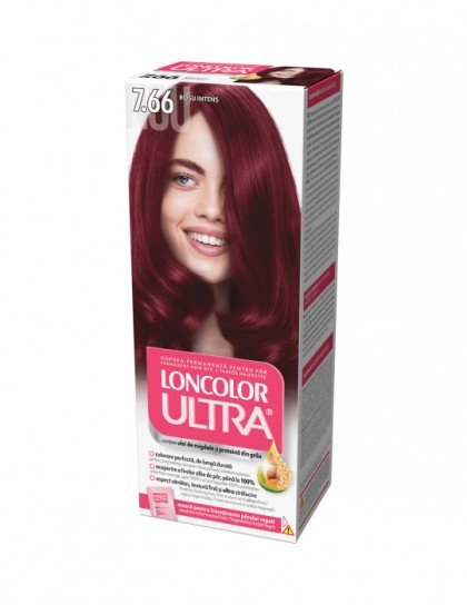 Loncolor vopsea pentru par Ultra 7.66 Rosu intens