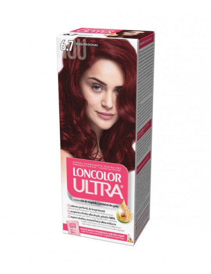 Loncolor vopsea pentru par Ultra 6.7 Rosu pasional