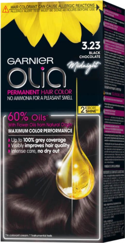 Garnier vopsea de par Olia 3.23 Ciocolata neagra