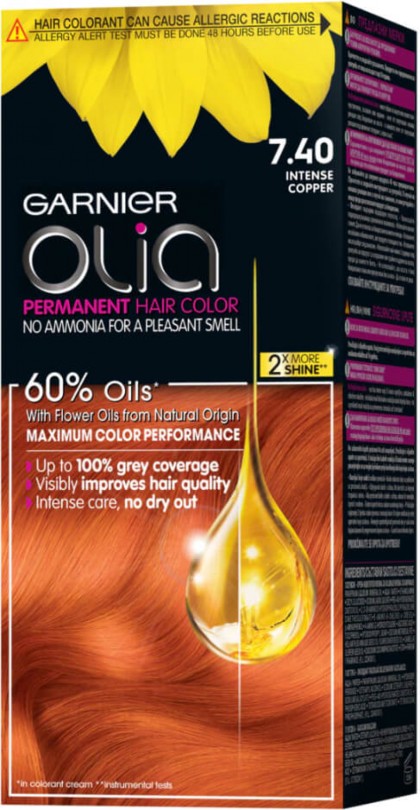 Garnier vopsea de par Olia 7.40 Aramiu intens