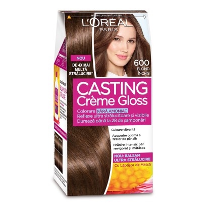 Loreal vopsea de par semi-permanenta Casting Creme Gloss 600 Blond inchis