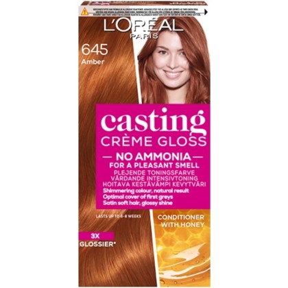 Loreal vopsea de par semi-permanenta Casting Creme Gloss 645 Amber