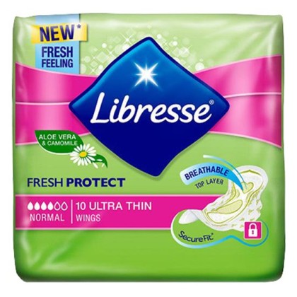 Libresse absorbante Ultra Thin Aloe Vera Camomile 10 bucati