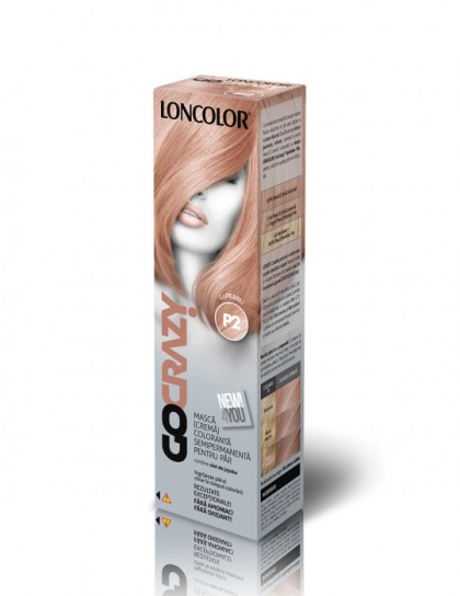 Loncolor GoCrazy masca crema coloranta semipermanenta P2 GoPearl