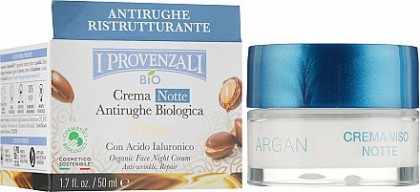 I Provenzali crema antirid pentru noapte cu Argan 50ml