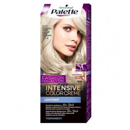 Palette vopsea de par Intensive Color Creme A10 Blond ultra cenusiu