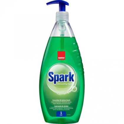 Sano detergent pentru vase Spark 500ml Castravete