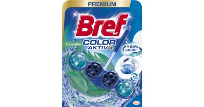 Bref odorizant toaleta Color Aktiv 50gr Eucalipt