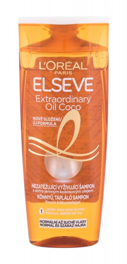 Loreal sampon Elseve 250ml Ulei extraordinar cocos pentru par normal spre uscat