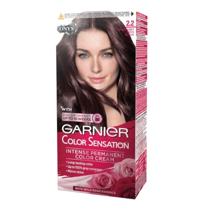 Garnier vopsea de par Color Sensations 2.2 Iridescent Onyx Black