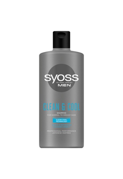 Syoss sampon pentru barbati 440ml Clean and Cool