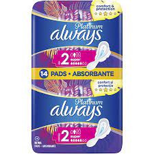 Always absorbante Platinum Super marimea 2, 14 bucati