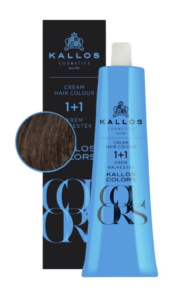 Kallos vopsea de par crema Colors 60ml 4N