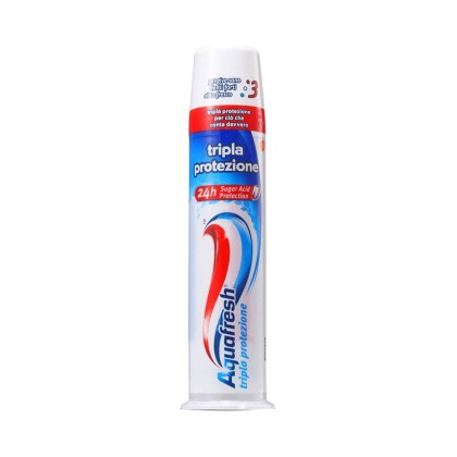 Aquafresh pasta dinti cu pompa 100ml Triple Protection