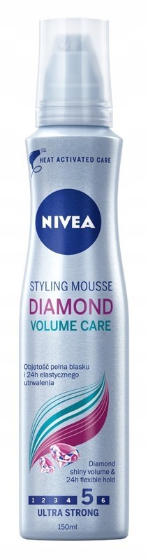 Nivea spuma pentru coafat 150ml Diamond Volume Care