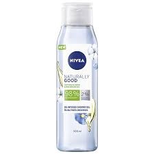 Nivea gel de dus 300ml Naturally Good Cotton Flower & Bio Argan Oil