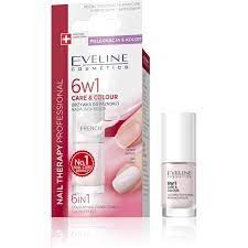 Eveline tratament unghii 6in1 Care & Colour French 5ml