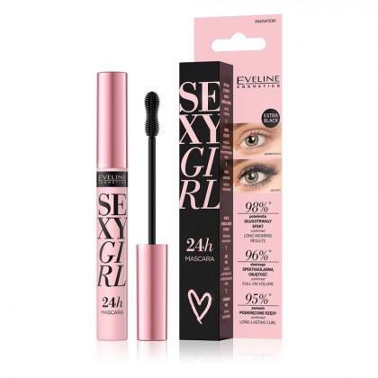 Eveline mascara Sexy Girl 24h Extra Black