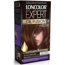 Loncolor vopsea pentru par Expert Oil Fusion 4.3 Saten auriu mediu